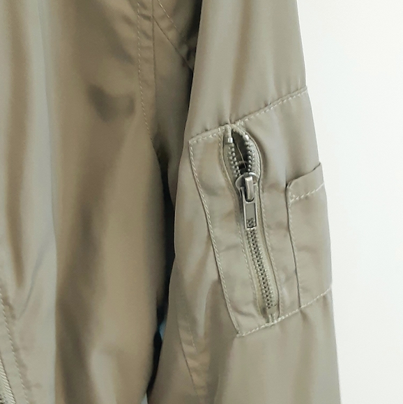 Olive Green Bomber Jacket - Picture 4 of 5